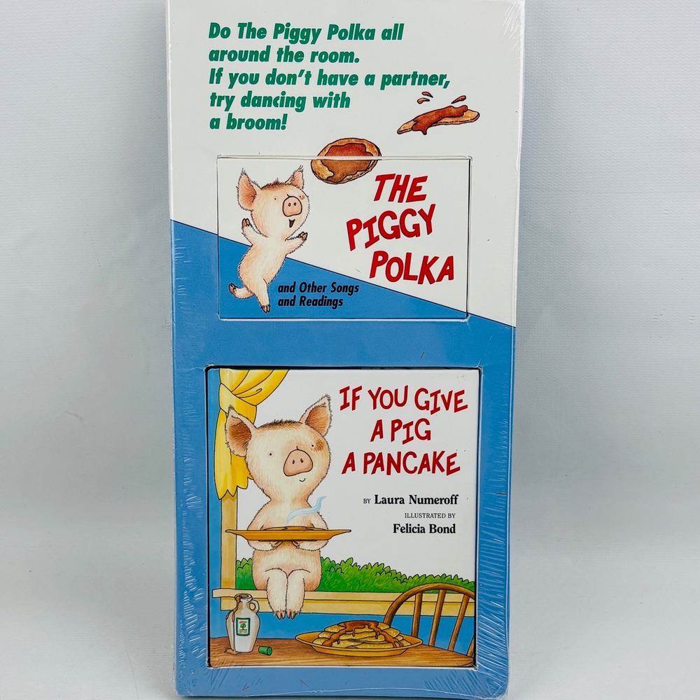 If You Give A Pig A‎ Pancake Book & Tape Set Laura Numeroff David Hyde Pierce